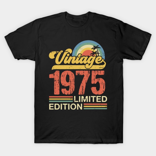 Retro vintage 1975 limited edition T-Shirt by Crafty Pirate 